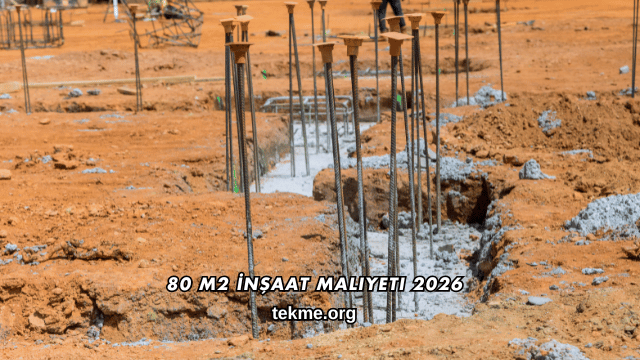 80 m2 İnşaat Maliyeti 2026