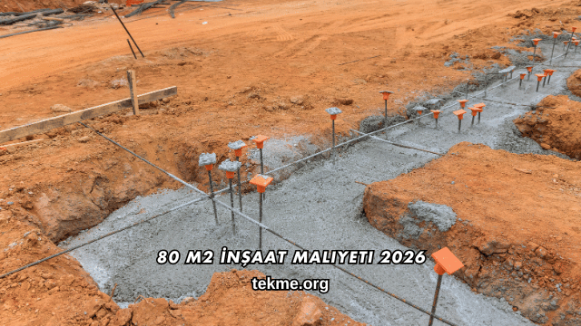 80 m2 İnşaat Maliyeti 2026