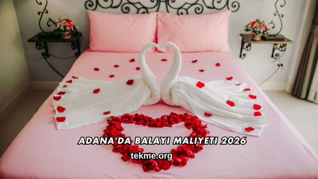 Adana'da Balayı Maliyeti 2026