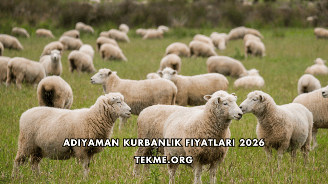 Adıyaman Kurbanlık Fiyatları 2026