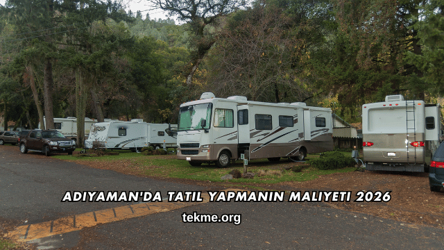 Adıyaman'da Tatil Yapmanın Maliyeti 2026