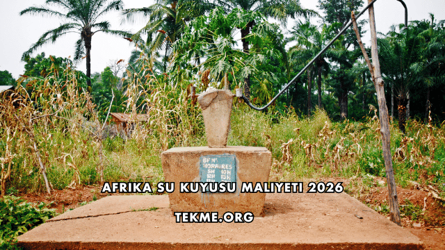 Afrika Su Kuyusu Maliyeti 2026