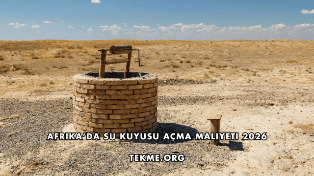Afrika’da Su Kuyusu Açma Maliyeti 2026