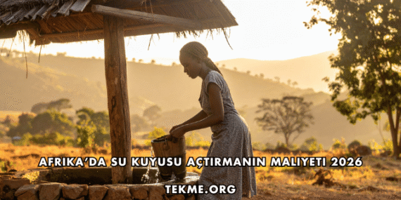 Afrika’da Su Kuyusu Açtırmanın Maliyeti 2026