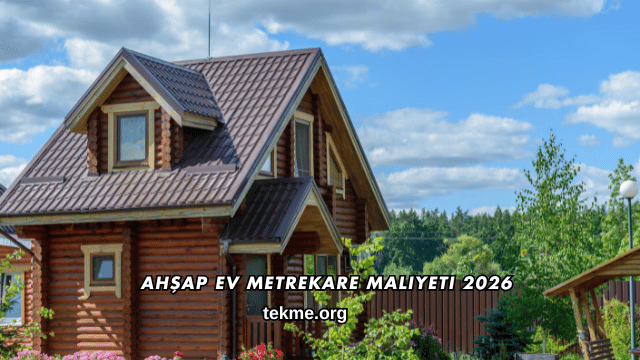 Ahşap Ev Metrekare Maliyeti 2026