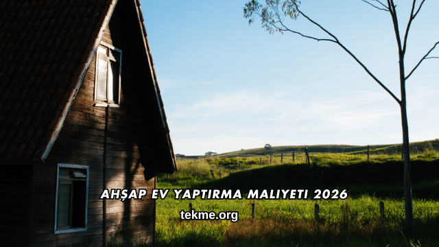 Ahşap Ev Yaptırma Maliyeti 2026