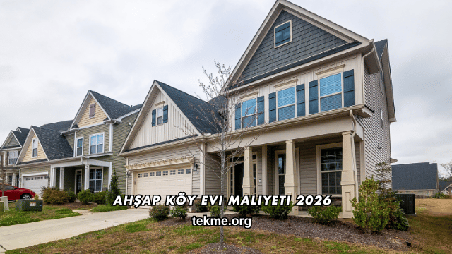 Ahşap Köy Evi Maliyeti 2026