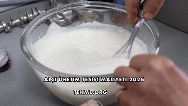 Alçı Üretim Tesisi Maliyeti 2026