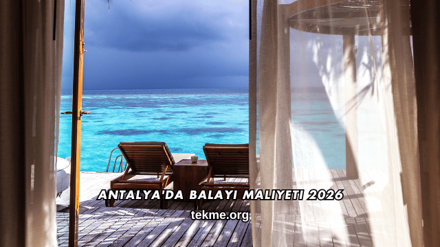 Antalya'da Balayı Maliyeti 2026