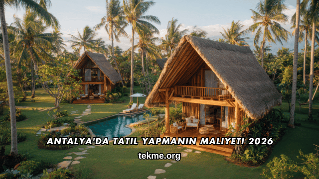 Antalya'da Tatil Yapmanın Maliyeti 2026
