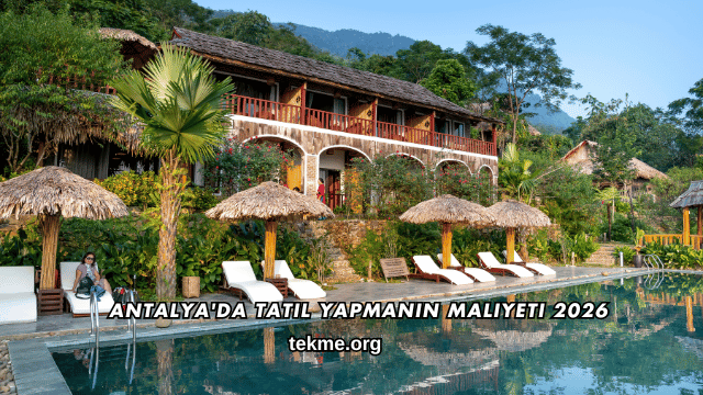 Antalya'da Tatil Yapmanın Maliyeti 2026