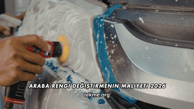 Araba Rengi Değiştirmenin Maliyeti 2026