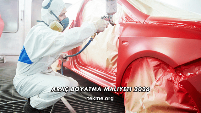 Araç Boyatma Maliyeti 2026