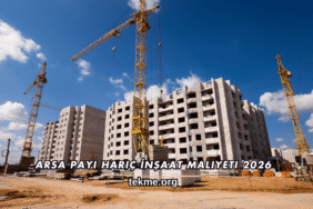 Arsa Payı Hariç İnşaat Maliyeti 2026