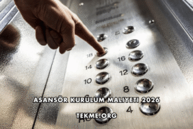Asansör Kurulum Maliyeti 2026