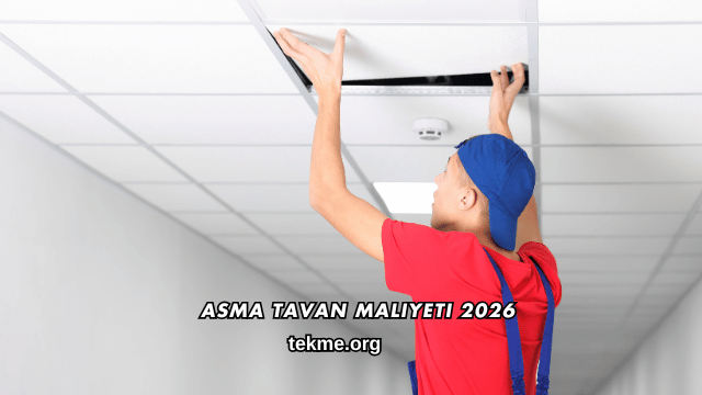 Asma Tavan Maliyeti 2026