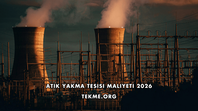 Atık Yakma Tesisi Maliyeti 2026