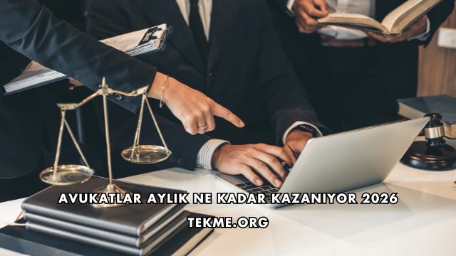 Avukatlar Aylık Ne Kadar Kazanıyor 2026