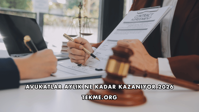 Avukatlar Aylık Ne Kadar Kazanıyor 2026