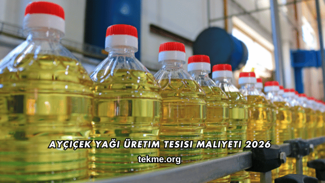 Ayçiçek Yağı Üretim Tesisi Maliyeti 2026