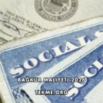 Bağkur Maliyeti 2026