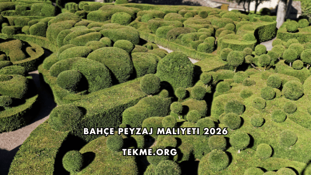 Bahçe Peyzaj Maliyeti 2026