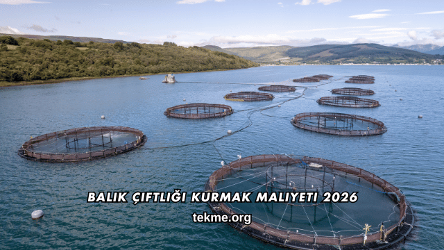 Balık Çiftliği Kurmak Maliyeti 2026