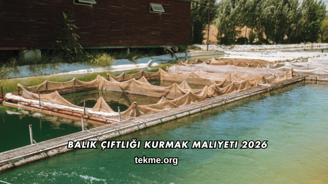 Balık Çiftliği Kurmak Maliyeti 2026