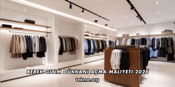 Bebek Giyim Dükkanı Açma Maliyeti 2026