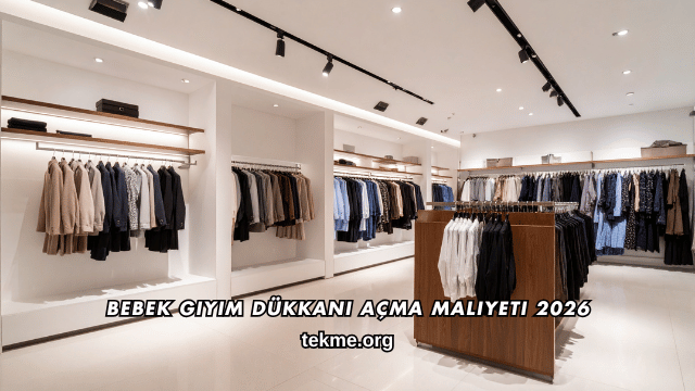 Bebek Giyim Dükkanı Açma Maliyeti 2026