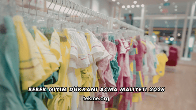 Bebek Giyim Dükkanı Açma Maliyeti 2026