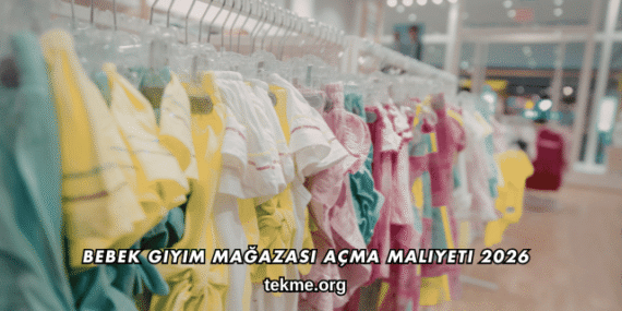 Bebek Giyim Mağazası Açma Maliyeti 2026