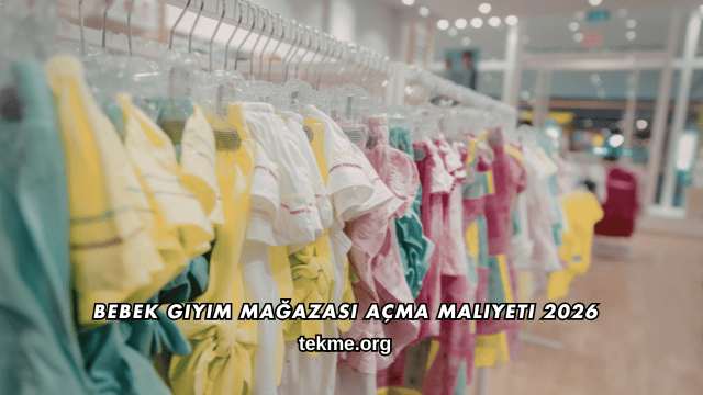 Bebek Giyim Mağazası Açma Maliyeti 2026