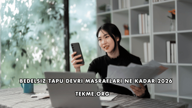 Bedelsiz Tapu Devri Masrafları Ne Kadar 2026