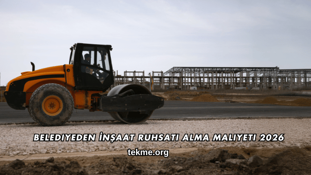 Belediyeden İnşaat Ruhsatı Alma Maliyeti 2026