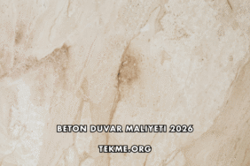 Beton Duvar Maliyeti 2026