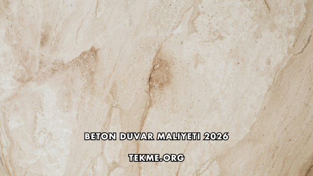 Beton Duvar Maliyeti 2026