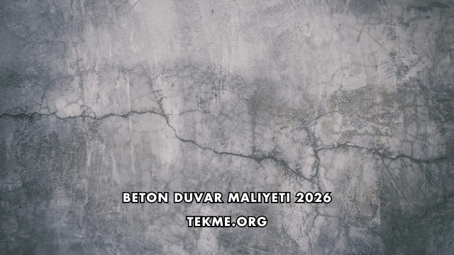 Beton Duvar Maliyeti 2026