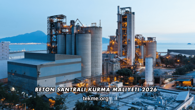 Beton Santrali Kurma Maliyeti 2026
