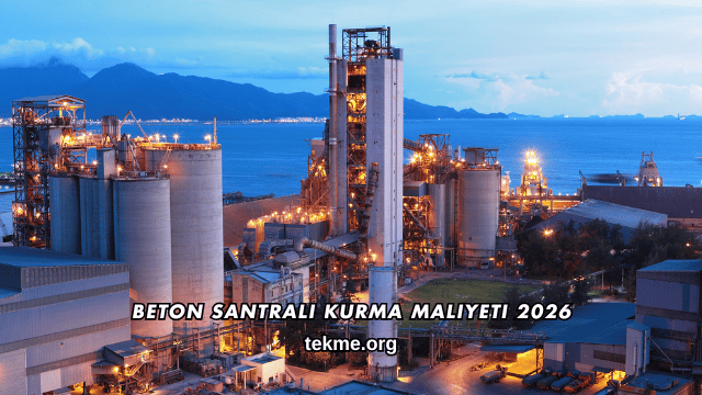 Beton Santrali Kurma Maliyeti 2026