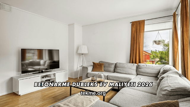Betonarme Dubleks Ev Maliyeti 2026