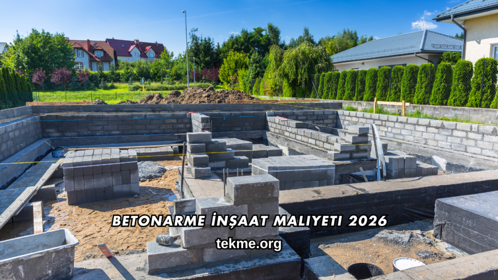 Betonarme İnşaat Maliyeti 2026