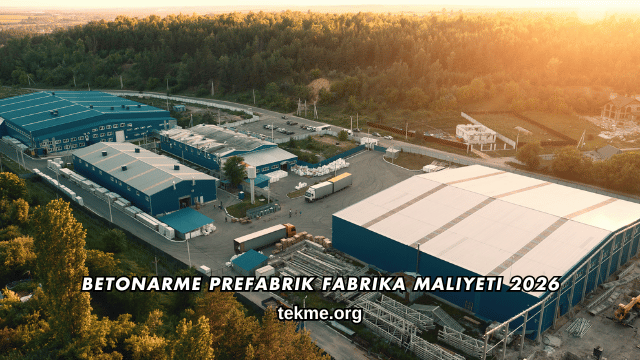 Betonarme Prefabrik Fabrika Maliyeti 2026