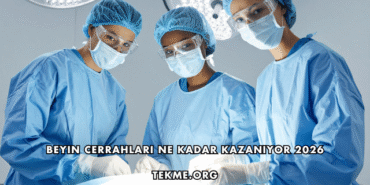 Beyin Cerrahları Ne Kadar Kazanıyor 2026