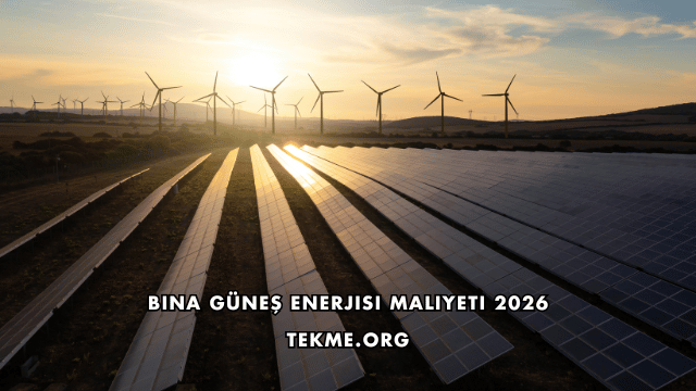 Bina Güneş Enerjisi Maliyeti 2026