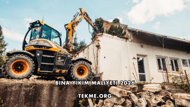Bina Yıkım Maliyeti 2026