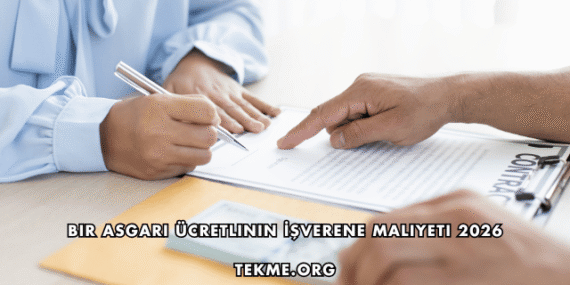 Bir Asgari Ücretlinin İşverene Maliyeti 2026