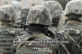 Bir Askerin Devlete Maliyeti 2026