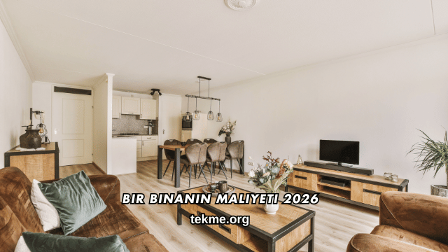 Bir Binanın Maliyeti 2026