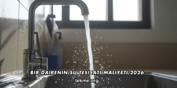 Bir Dairenin Su Tesisatı Maliyeti 2026